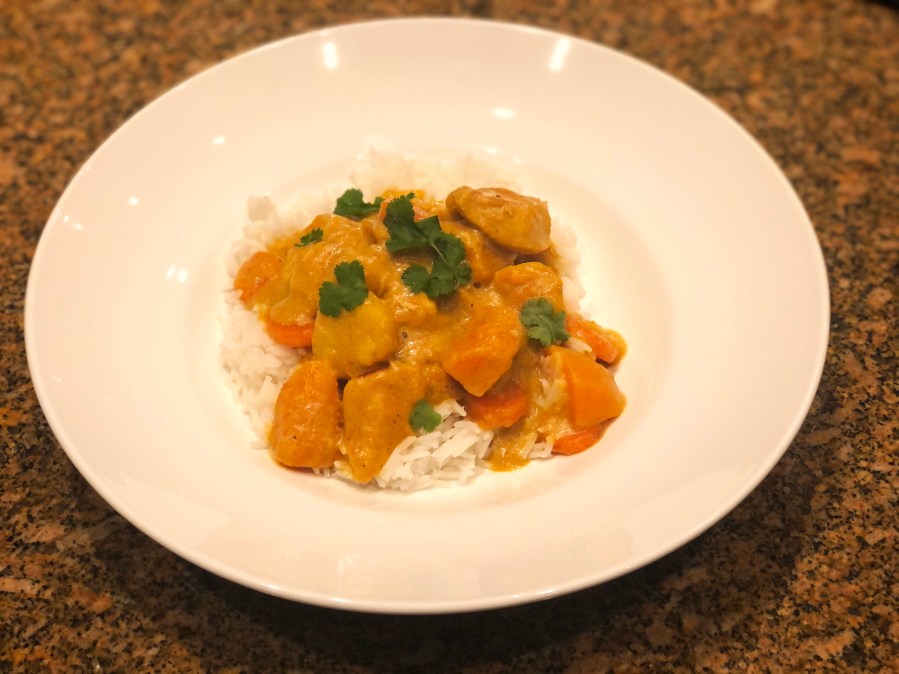 Chicken pumpkin curry