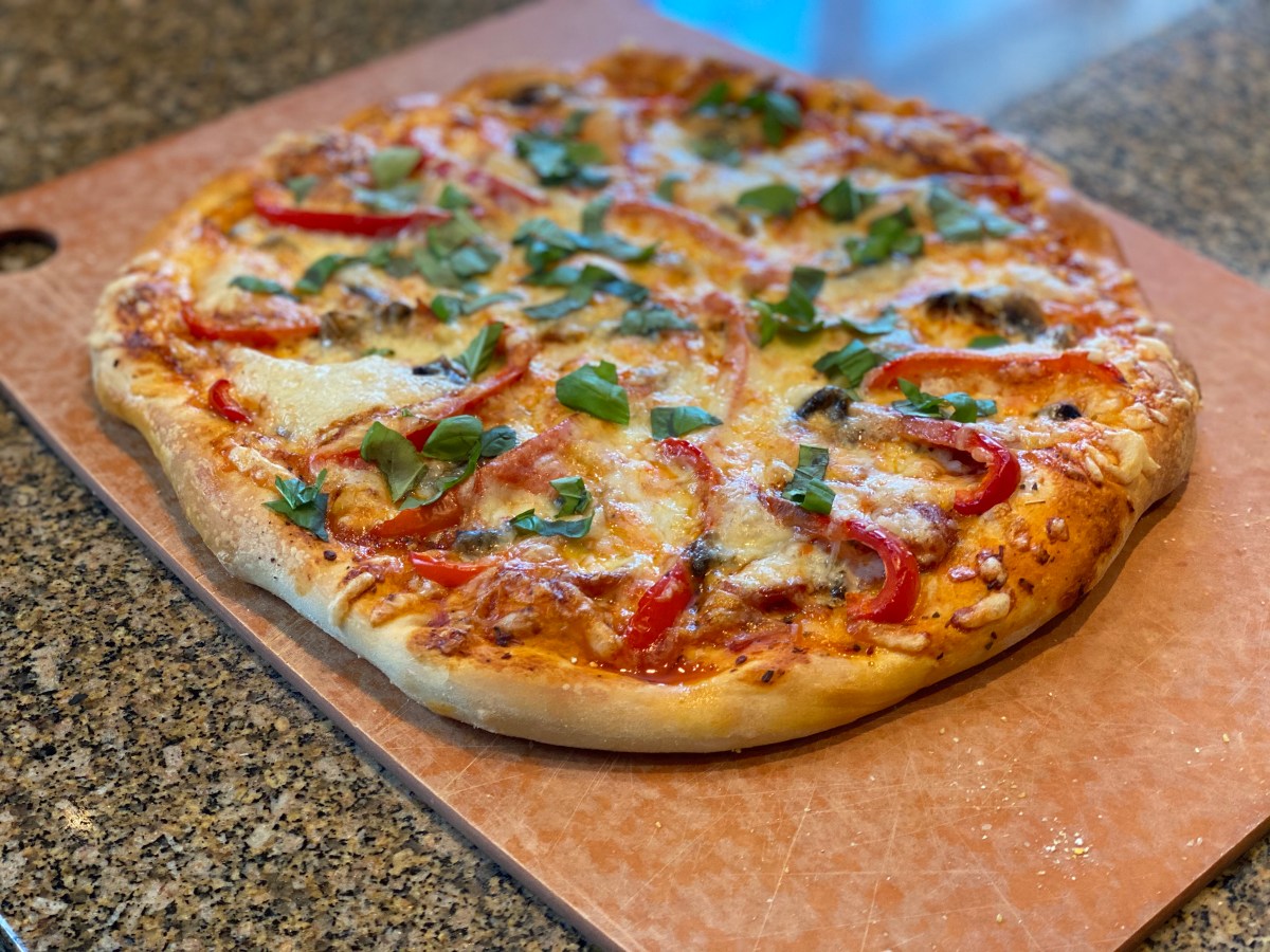 Homemade pizza