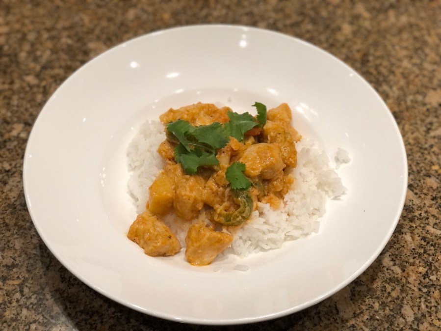 Thai chicken coconut&nbsp;curry
